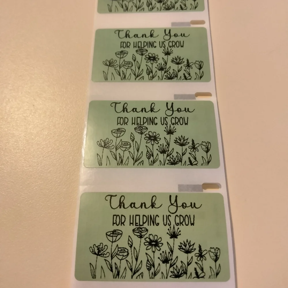 💙100 Helping Us Grow- Shipping Labels Thermal Packaging Stickers 2.25